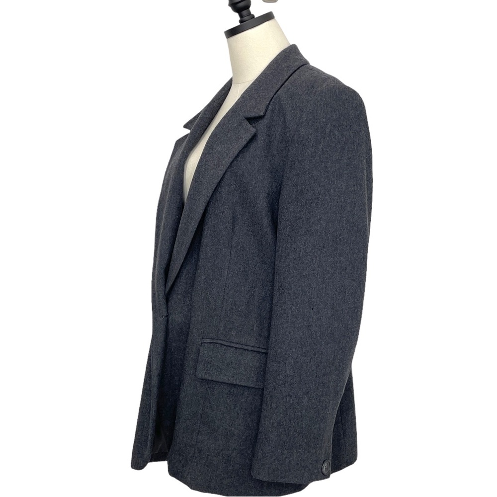 Pendleton Wool Blazer 1 Button Gray Size 14 Made … - image 3